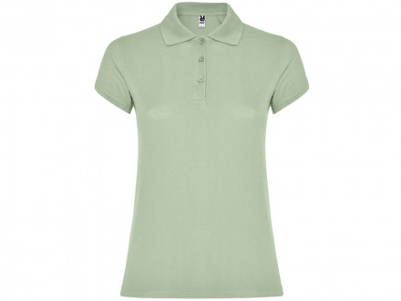 Рубашка-поло Star женская, припыленный зеленый