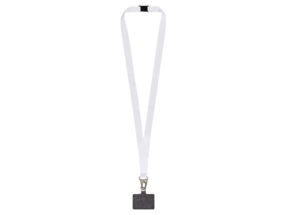 Ланъярд 2,5 см под сублимацию с большим карабином, замком обрыва и большим держателем для телефона из ПЭ