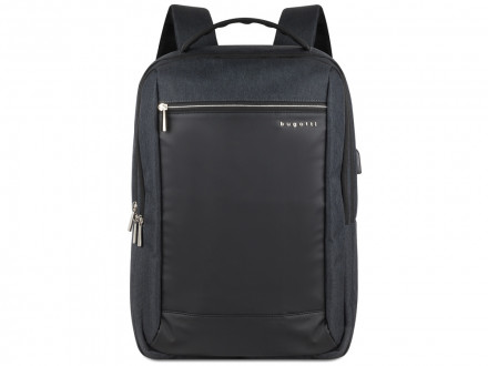 Рюкзак мужской BUGATTI Sera 15'', антрацитовый, полиэстер, 32х12х46 см, 16 л