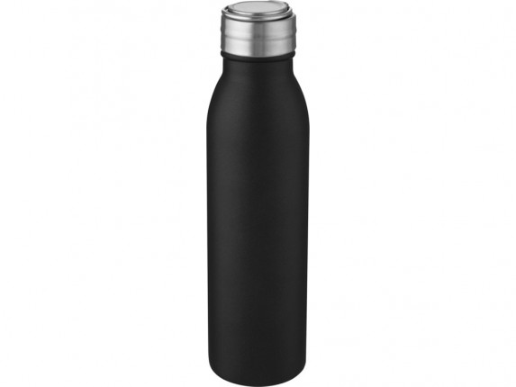 Бутылка для воды Harper из нержавеющей стали, с металлической петлей, 700 мл - Черный