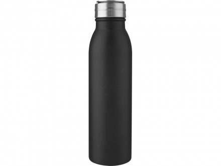 Бутылка для воды Harper из нержавеющей стали, с металлической петлей, 700 мл - Черный