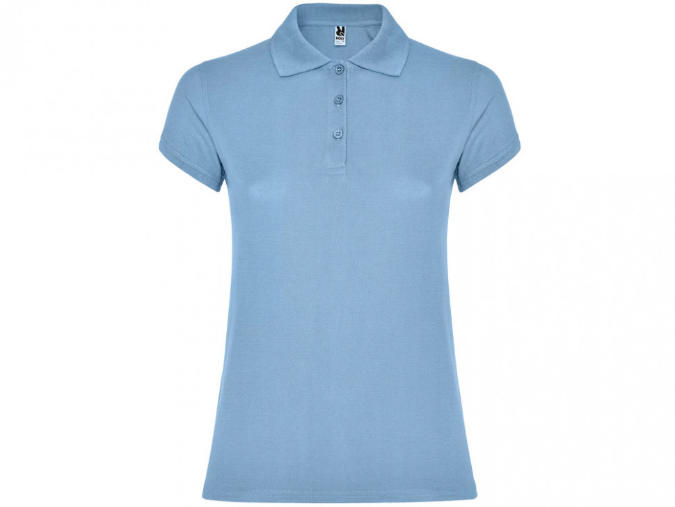 Рубашка поло Star женская, небесно-голубой