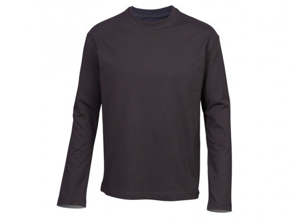 Лонгслив оверсайз Berlin унисекс, темно-серый