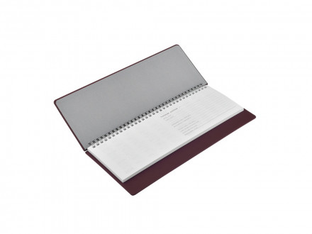 Планинг датированный Velvet 2026, бордовый