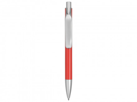 Ручка металлическая шариковая Large, красный/серебристый