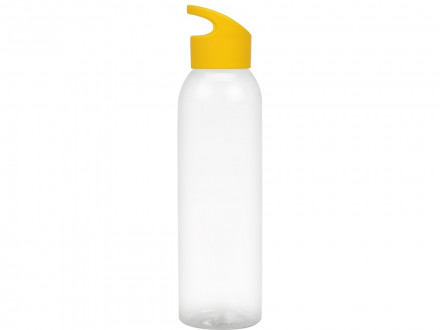 Бутылка для воды Plain 2 630 мл, прозрачный/желтый