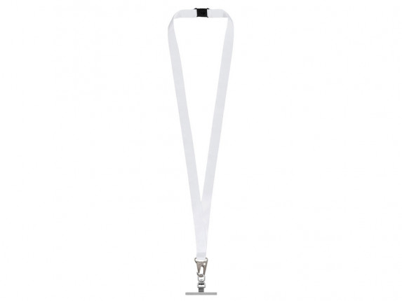 Ланъярд 2,5 см под сублимацию с большим карабином, замком обрыва и металлическим держателем для телефона