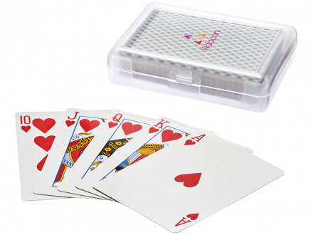 Карточная игра Reno в чехле, прозрачный/черный