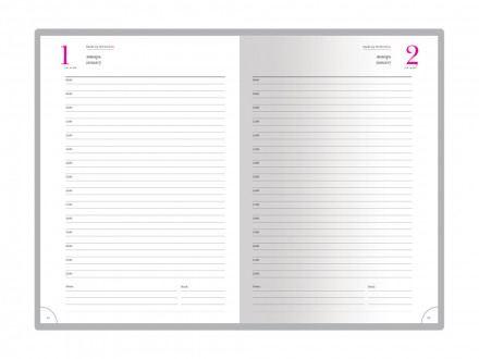 Ежедневник А5 полудатированный Boss, синий