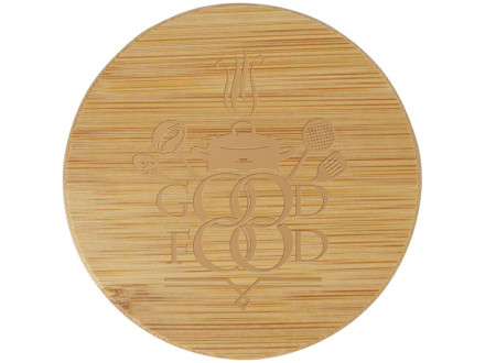 Чайник Zen с ситечком и бамбуковой крышкой - Прозрачный