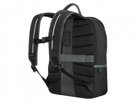 Рюкзак WENGER Move 16, чёрный, переработанный ПЭТ, 33 x 19 x 44 см, 22 л