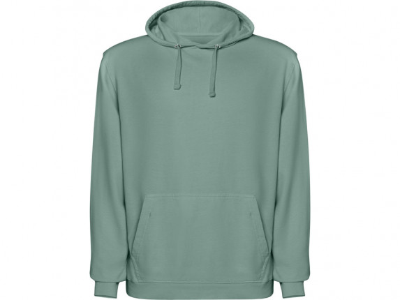 Толстовка с капюшоном KENIA унисекс, сине-зеленый выстиранный