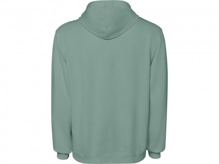 Толстовка с капюшоном KENIA унисекс, сине-зеленый выстиранный