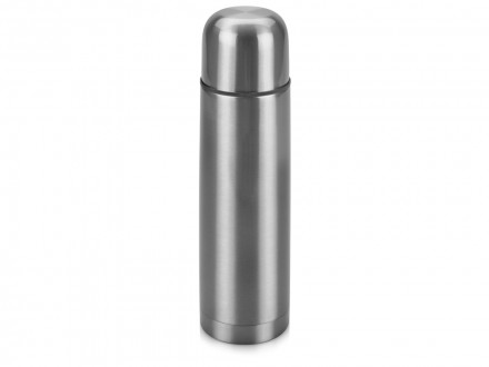 Подарочный набор с термосом и кружкой, серебристый/серый