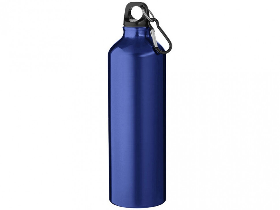Алюминиевая бутылка для воды Oregon объемом 770 мл с карабином - Синий