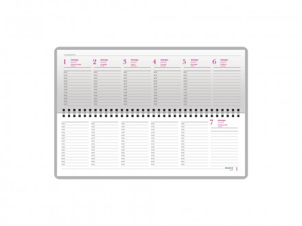 Планинг ГР. датированный Sidney Nebraska 2026, коричневый