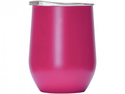 Вакуумная термокружка Sense, непротекаемая крышка, крафтовая упаковка, розовый