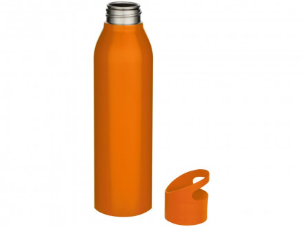Одностенная бутылка для воды Sky, изготовленная из нержавеющей стали, 650 мл, оранжевый