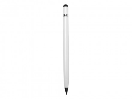 Вечный карандаш Eternal со стилусом и ластиком, белый