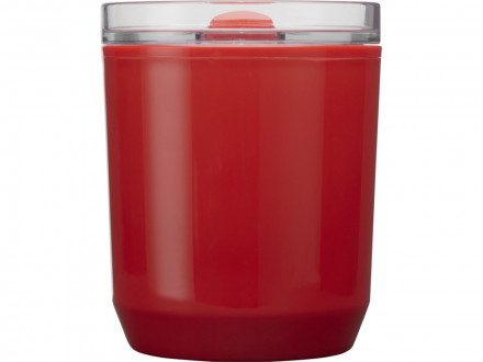 Hudson кружка из переработанного пластика с двойными стенками объемом 180 мл, красный