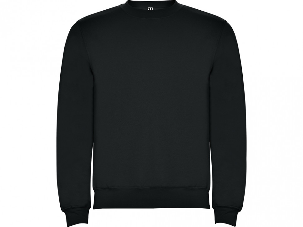 Свитшот с начесом Clasica унисекс, графитовый