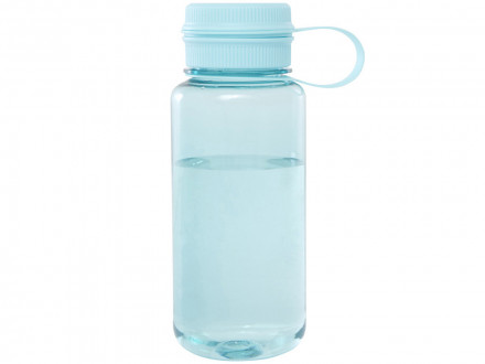 Спортивная бутылка Ryder из переработанного ПЭТ-пластика объемом 900 мл с многофункциональной крышкой, сертифицированная RCS - Бирюзовый