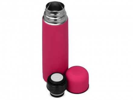 Термос Ямал Soft Touch с чехлом, 500мл, розовый