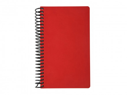 Ежедневник недатированный на спирали А5 Agenda, красный (Р)