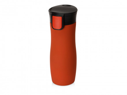 Подарочный набор с палантином и термокружкой, красный