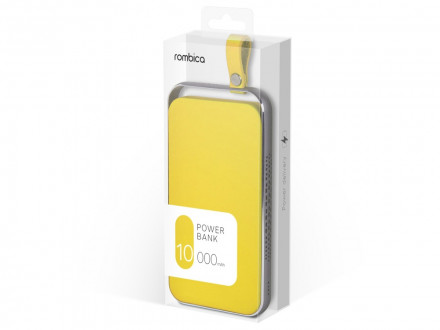 Внешний аккумулятор Rombica NEO Electron Yellow, 10000 мАч, желтый (Р)