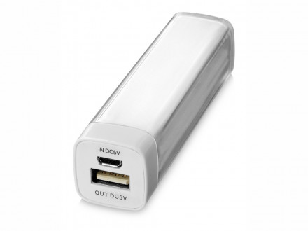 Портативное зарядное устройство Flash 2200 мА/ч, белый