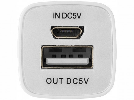 Портативное зарядное устройство Flash 2200 мА/ч, белый