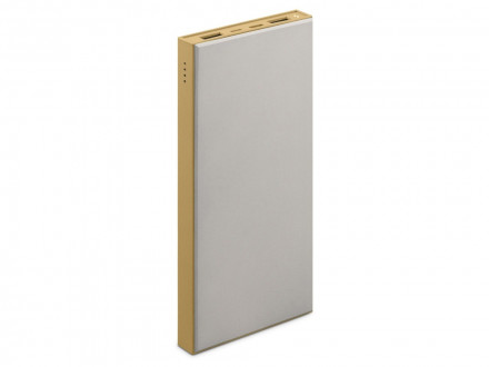 Внешний аккумулятор Rombica NEO ARIA Amber, 10000мАч, Soft-touch, PD, QCharge, Type-C, янтарный