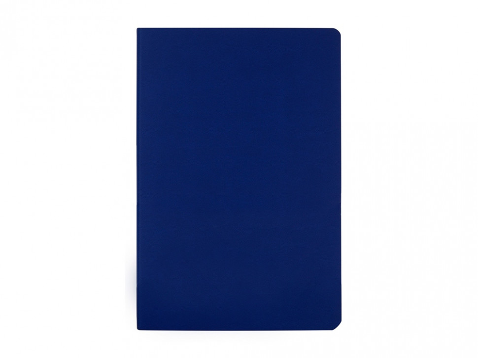 Бизнес тетрадь А5 Megapolis flex 60 л. soft touch клетка, синий