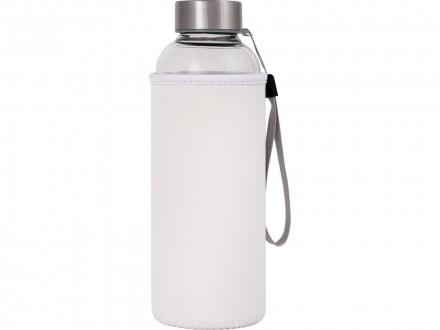 Бутылка для воды Pure c чехлом, 420 мл, белый