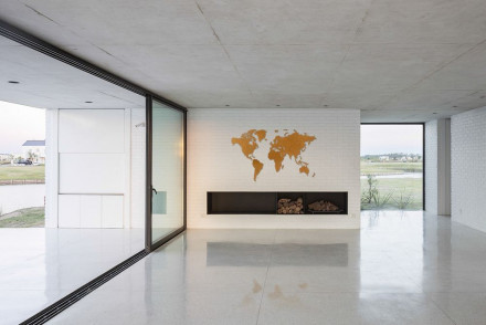 Деревянная карта мира World Map Wall Decoration Large, коричневая