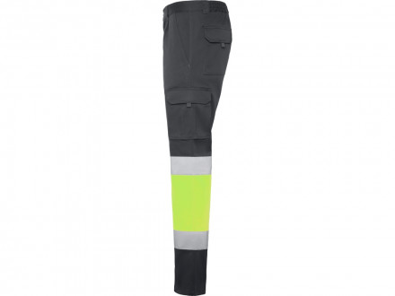 Брюки Daily stretch HV, свинцовый/неоновый желтый