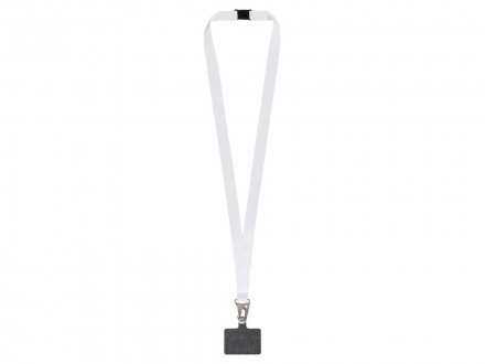 Ланъярд 2,5 см под сублимацию с большим карабином, замком обрыва и большим держателем для телефона из ПЭ
