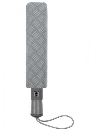 Зонт складной Hard Work, серый