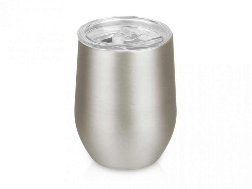 Вакуумная термокружка Sense, непротекаемая крышка, крафтовая упаковка, темно-серый (gun)