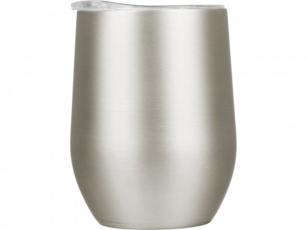 Вакуумная термокружка Sense, непротекаемая крышка, крафтовая упаковка, темно-серый (gun)