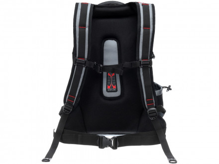 Рюкзак TORBER DRIVE с отделением для ноутбука 15, серый/красный, полиэстер 1680D, 36x17x50 см, 30 л