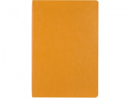 Ежедневник недатированный А5 Megapolis Nebraska Flex, оранжевый с золотым обрезом