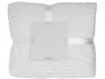 Светящийся в темноте плед Lattice белый