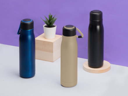 Вакуумный термос Ardent Waterline, 500 мл, тубус, бежевый