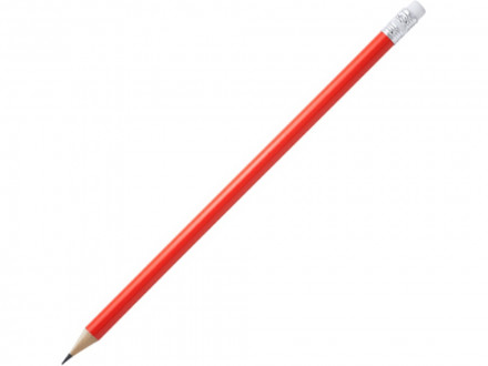 Карандаш деревянный COUVET с ластиком, красный
