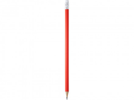 Карандаш деревянный COUVET с ластиком, красный