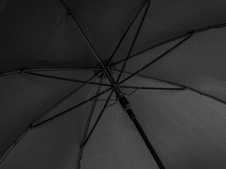 Зонт-трость 1199 Loop с плечевым ремнем, полуавтомат, черный