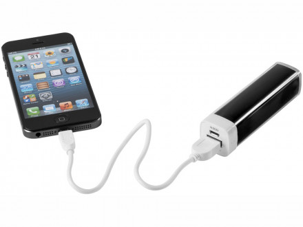 Портативное зарядное устройство Flash 2200 мА/ч, черный