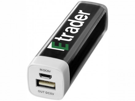 Портативное зарядное устройство Flash 2200 мА/ч, черный